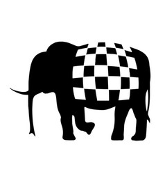 Elephant Icon Silhouette