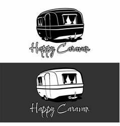 Happy Caravan Design Logo Icon