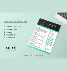 Modern And Professional Resume Or Cv Template