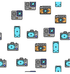 Photography Device Seamless Pattern