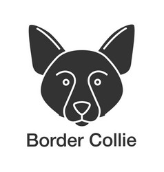 Border Collie Glyph Icon