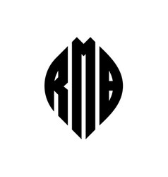 Rmb Circle Letter Logo Design With Circle