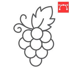 Grape Line Icon