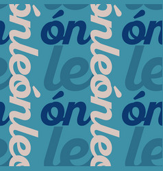 Leon Mexico Seamless Pattern