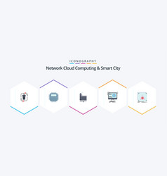 Network Cloud Computing And Smart City 25 Flat