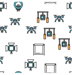 Photography Device Seamless Pattern