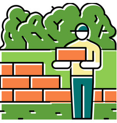 Brickwork Services Color Icon