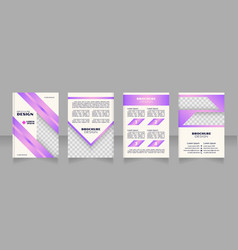 Gross Domestic Product Purple Blank Brochure