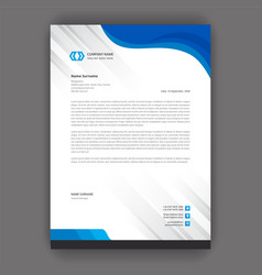 Abstract Modern Company Letterhead Design