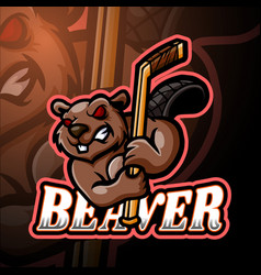 Beaver Esport Logo Mascot Design