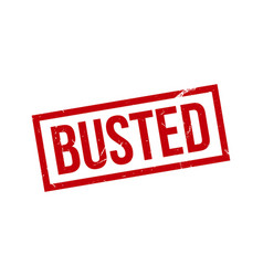 Busted Rubber Stamp Seal