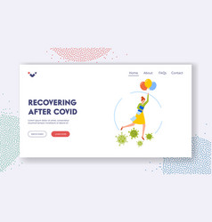 Recovering After Covid Landing Page Template