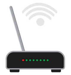 Wifi Router On A White Background