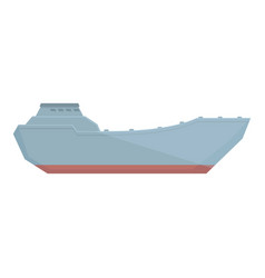 Frigate Icon Cartoon Military Ship