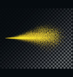 Golden Yellow Bright Spray Dust Fine Particles