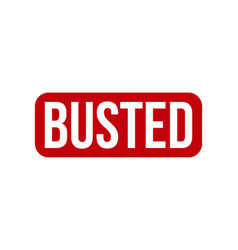 Busted Rubber Stamp Seal