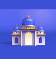 3d Mosque Building Model Design