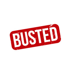 Busted Rubber Stamp Seal