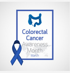 Colorectal Cancer Awareness Month Icon