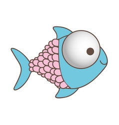 Happy Fish Cartoon Icon