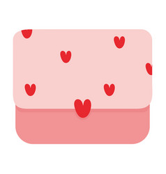 Pink Purse With Hearts