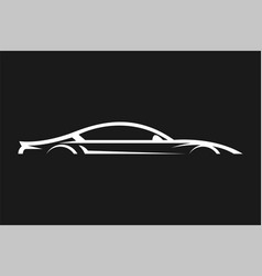 Super Car Line Art Design