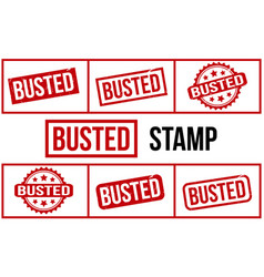 Busted Rubber Stamp Set