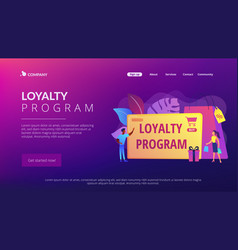 Loyalty Program Concept Landing Page