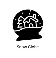 Snow Globe Solid Icon Design