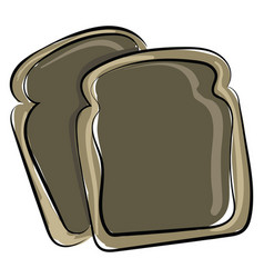 Weird Bread On White Background