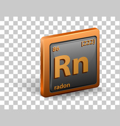 Radon Chemical Element Chemical Symbol