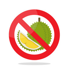 No Durian Allowed Sign