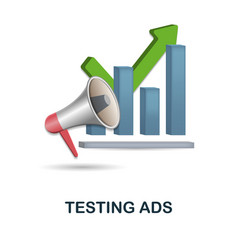 Testing Ads Icon 3d From Neuromarketing