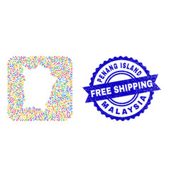 Free Shipping Scratched Stamp Seal And Penang