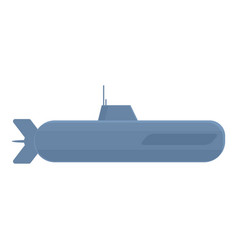 Submarine Icon Cartoon Military Ship