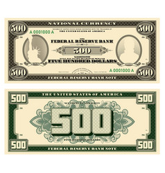 New 500 Dollars Banknote Obverse And Reverse