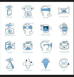 Virtual Reality Icons Set