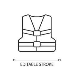 Life Jacket Linear Icon