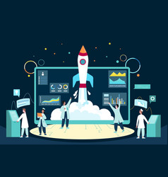 Creative Startup Rocket Launch By Tiny Team