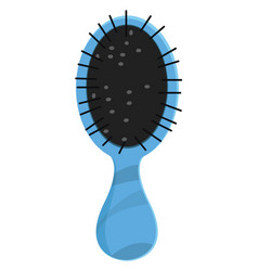 Hair Brush On A White Background