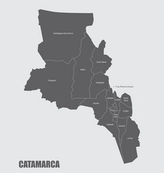 Catamarca Province Administrative Map