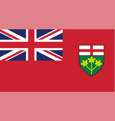 Flag Canadian Province Ontario