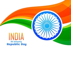 Simple indian flag style design Royalty Free Vector Image