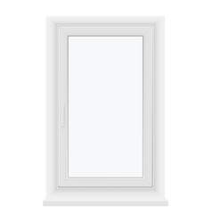 Single Section Window With Plastic Frame