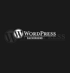 Wordpress Logo Background Image