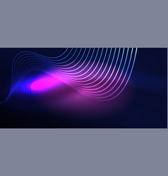 Abstract Background Neon Wave Hi-tech Design