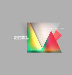 Gradient Triangle Geometric Minimal Wallpaper