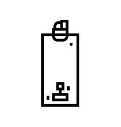 Water Heater Gas Service Line Icon