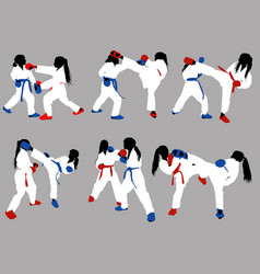 Karate Girls Train