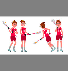 Lacrosse Female Player High School